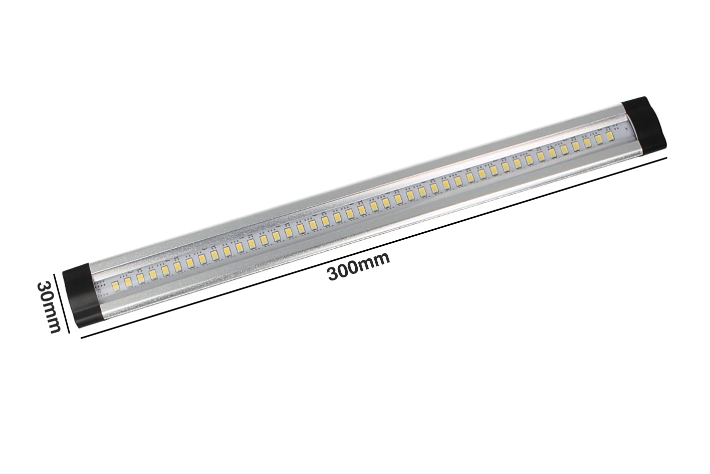 LEDLUX Lampada Barra Led in alluminio 300mm 3W 12V DC Bianco Caldo per -  A2Z WORLD SRL - A2Z WORLD SRL