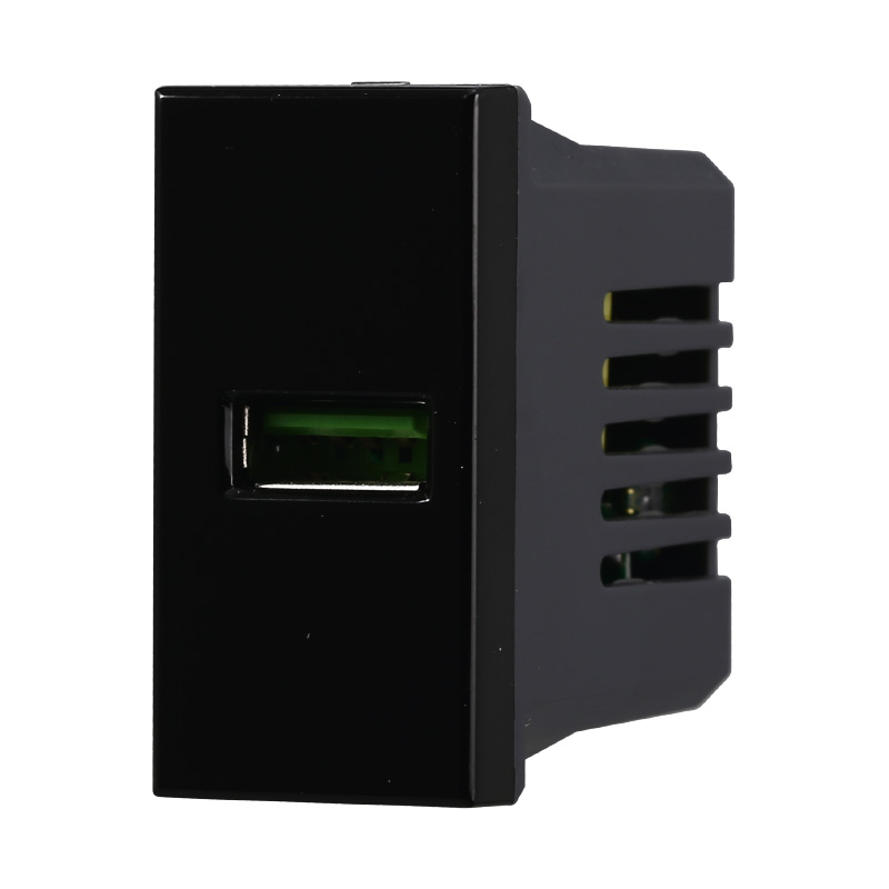 Modulo Caricatore USB 5V 2,1A Compatibile Con Placca Vimar Plana