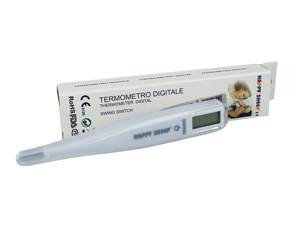 LEDLUX Termometro Digitale Febbre Bambini Adulti Misurazione Orale