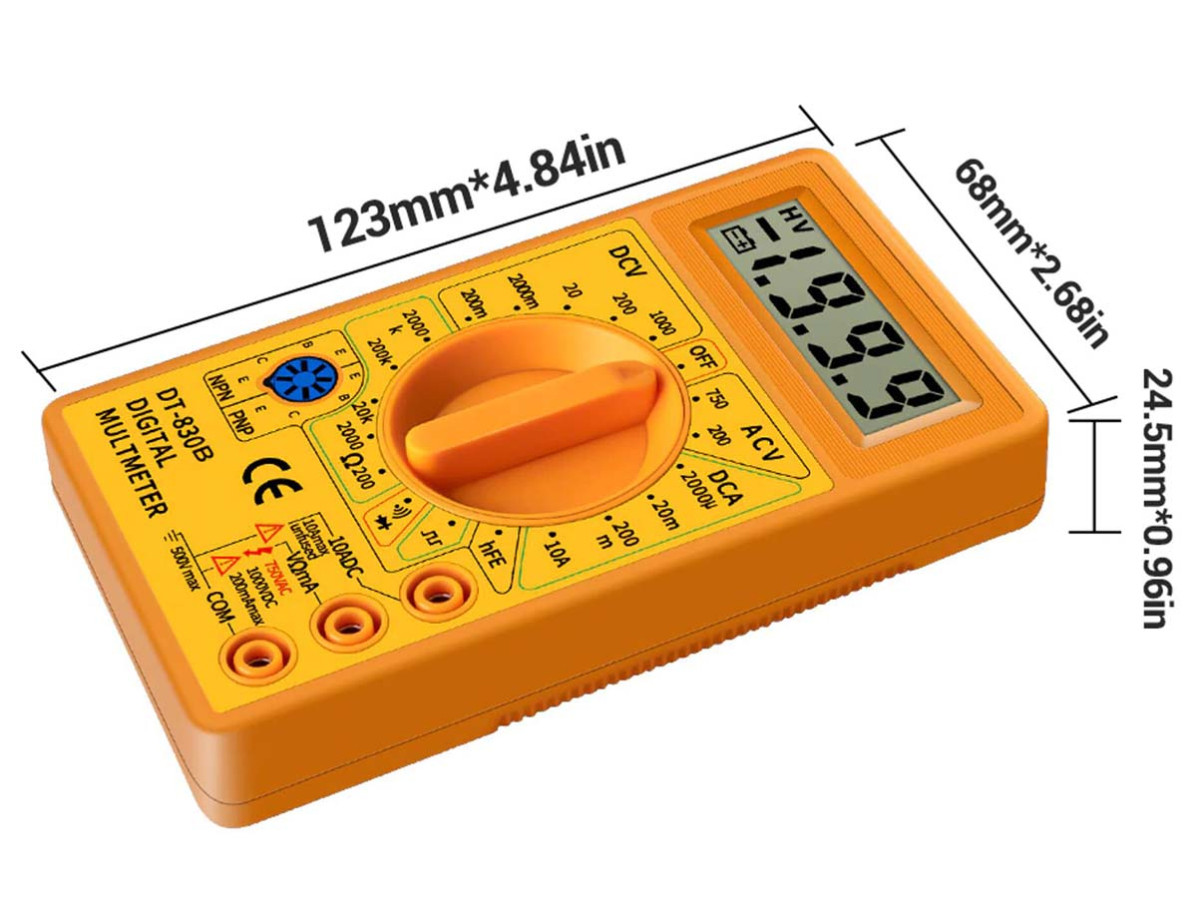 Multimetro tester analogico portatile voltmetro amperometro