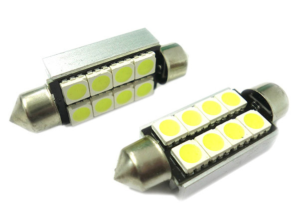 CARALL Lampadina Led Siluro Canbus T11 C5W 42mm 8 SMD 5050 12V Luci Ta -  A2Z WORLD SRL - A2Z WORLD SRL