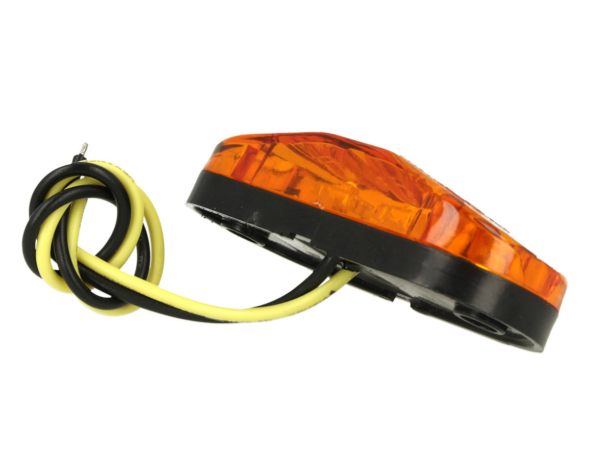 Flexzon, 10 luci LED di posizione rosse e bianche, laterali e angolari,  luci di ingombro per camion, rimorchi, furgoni, autobus, 12 V : :  Auto e Moto