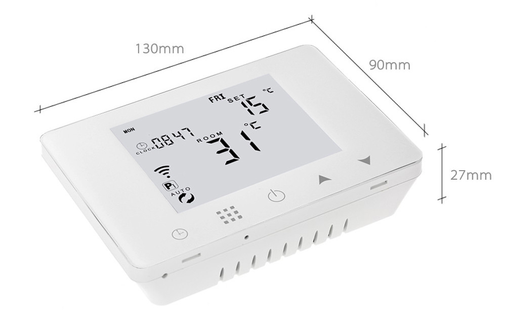 LEDLUX Kit de termostato inalámbrico RF WiFi, termostato wifi a