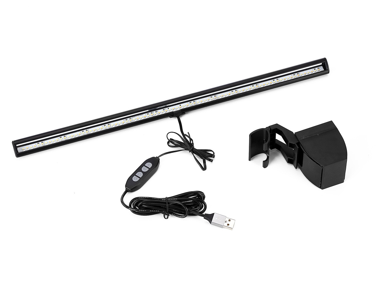 Anpro Lampada Monitor PC Computer, Luce di Lettura a LED, Luce USB, con  Controllo Touch Screen, 3 tipi di Temperatura del colore della luce,  Luminosità Regolabile, Protezione per gli occhi : 