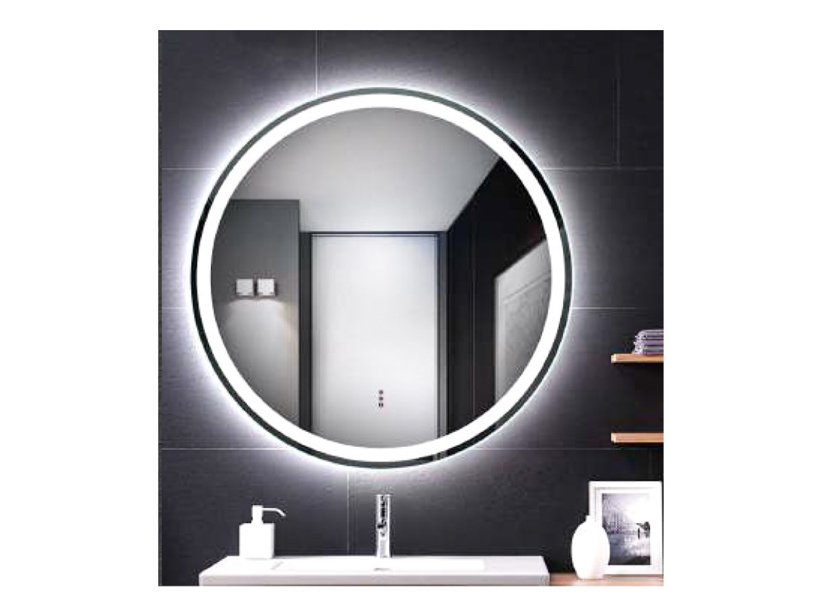 Specchio Rotondo a LED su MISURA con illuminazione Posteriore 