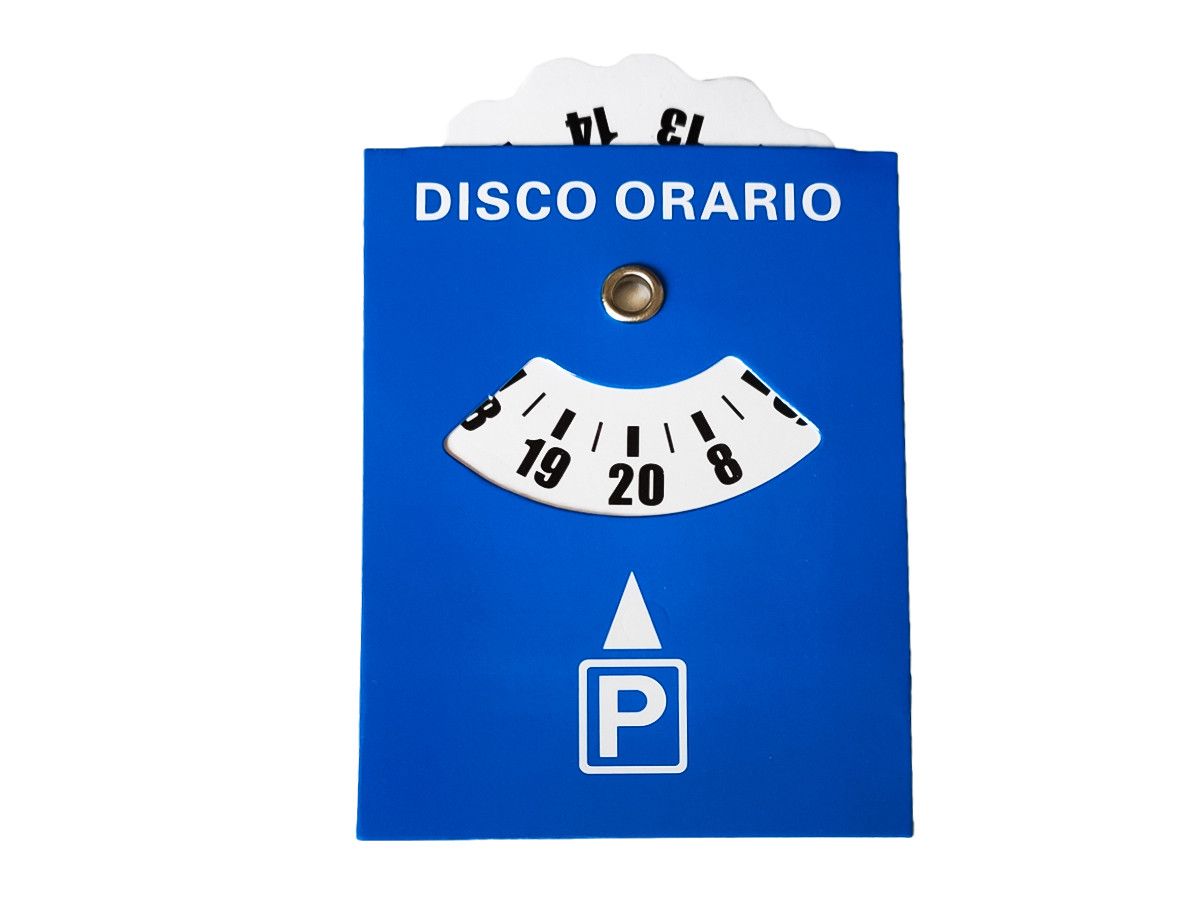 A2ZWORLD Disco Orario In Plastica Adesivo Per Parcheggio Disco Di Temp -  A2Z WORLD SRL - A2Z WORLD SRL