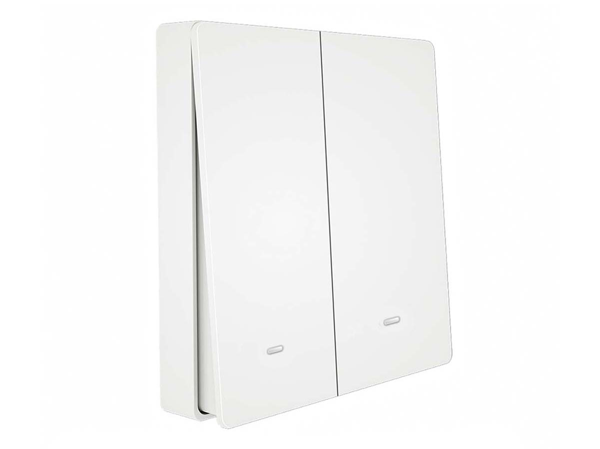 LEDLUX Interruttore Da Parete Wireless WiFi + RF 433 Con 2 Tasti Attac -  A2Z WORLD SRL - A2Z WORLD SRL