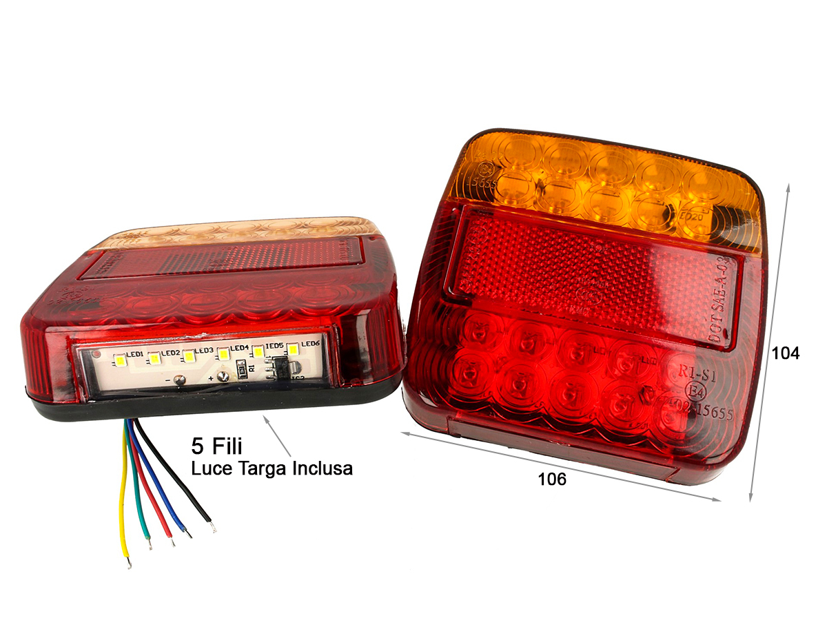 Luce di stop 12V LED universale impermeabile Luce di stop per luce di stop montata in alto per tutti i modelli berlina 